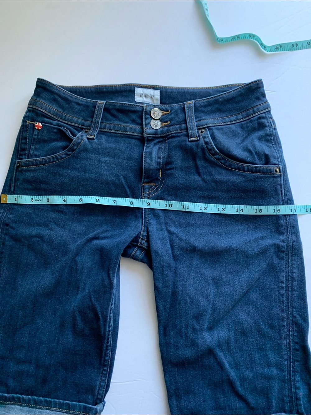 Women's Hudson size 29 Blue Denim Shorts - Picture 11 of 11